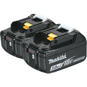 BATTERIES | Makita 2-Piece 18V LXT Lithium-Ion Batteries (3 Ah) - BL1830B-2