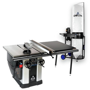 GWP 521143 | Delta 5 HP 36 in. Rip Capacity  Unisaw Table Saw with 1 HP Dust Collector - 36-L536D