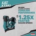 Crown Staplers | Makita XTS02Z 18V LXT Brushless Lithium-Ion 18-Gauge 1/4 in. Cordless Narrow Crown Stapler (Tool Only) image number 2