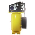 Stationary Air Compressors | EMAX ES05V080I1K Silent Air Industrial 5 HP 80 gal. 19 CFM 1-Phase 2-Stage Vertical Stationary Electric Air Compressor with EFKIT008AWBS Maintenance Kit image number 3