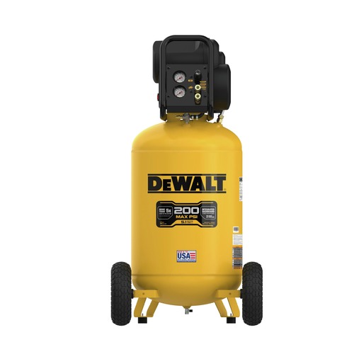 Portable Air Compressors | Dewalt DXCM305.COM 30 Gallon 200 PSI Oil-Free Vertical Portable Air Compressor image number 0