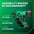 Framing Nailers | Metabo HPT NR1890DCAM 18V Lithium-Ion 30 Degree Cordless Paper Tape Framing Nailer Kit (4 Ah) image number 10