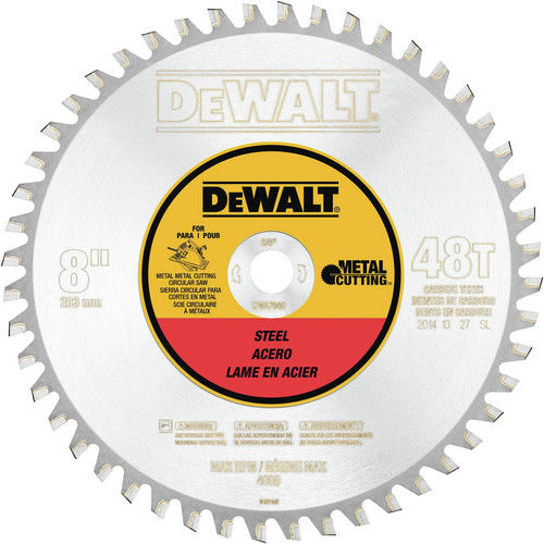 Circular Saw Blades | Dewalt DWA7840 40T 8 in. Ferrous Metal Cutting with 5/8 in. Arbor image number 0