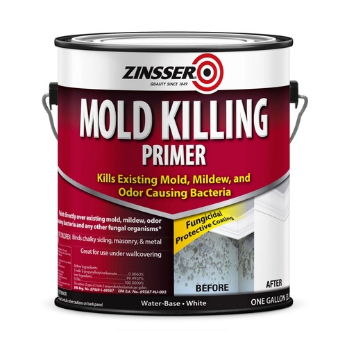 Paint | Rust-Oleum 276049CT 1-Gallon Bucket/Pail Interior/Exterior Mold Killing Primer - Flat White (2/Carton) image number 0