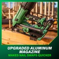 Framing Nailers | Metabo HPT NR1890DCAM 18V Lithium-Ion 30 Degree Cordless Paper Tape Framing Nailer Kit (4 Ah) image number 5