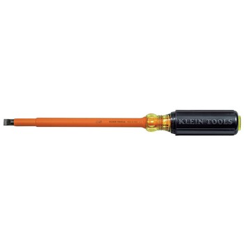 SCREWDRIVERS | Klein Tools 3/8 in. Cabinet Tip 8 in. Shank Insulated Screwdriver - 602-8-INS