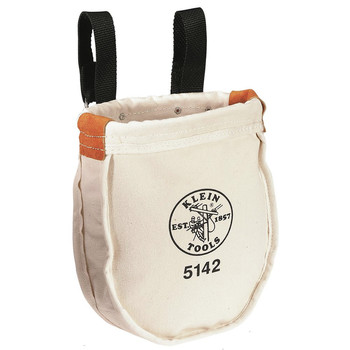 TOOL STORAGE | Klein Tools 9 in. x 8 in. x 10 in. Loop Connection Canvas Utility Tool Bag - 5142