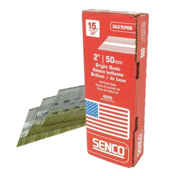POWER TOOL ACCESSORIES | SENCO (4000/Box) 2 in. 15 Gauge Angled Bright Finish Nails - DA21EPBN