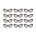 July Member-Exclusive Offer Save 10% off on One Item | Ansell 65335 V30 Nemesi Foam Safety Glasses - Black Nylon Frame/Clear Polycarbonate Lens (12/Carton) image number 0