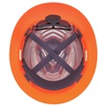 Hard Hats | MSA 10215833 V-Gard C1 Hi-Viz Fas-Trac III Full Brim Vented Hard Hat - Orange image number 6