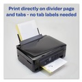 July Member-Exclusive Offer Save 10% off on One Item | Avery 11517 Print-On 11 in. x 8.5 in. 5-Tab 3-Hole Customizable Punched Dividers - White (125/Pack) image number 5