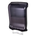  | San Jamar T1700TBK 11.75 in. x 6.25 in. x 18 in. Ultrafold Multifold/C-Fold Classic Towel Dispenser - Black Pearl image number 1