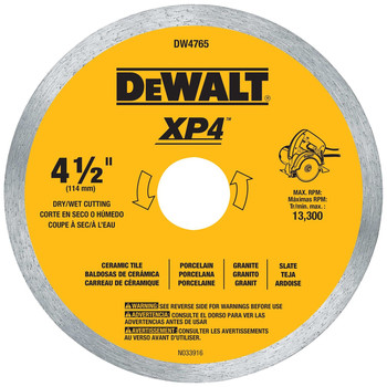 Dewalt 4 in. XP4 Porcelain Tile Blade - DW4735