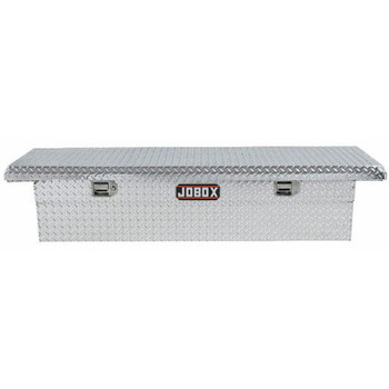 CROSSOVERS TRUCK BOXES | JOBOX Aluminum Single Lid Low-Profile Full-size Crossover Truck Box (Bright) - PAC1357000