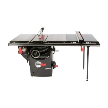 SawStop PCS31230-TGP236-SI 3 HP Professional Cabinet Saw with 36 in. Professional T-Glide Rip Fence, Rails and Extension Table