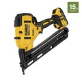 Finish Nailers | Dewalt DCN650D1 20V MAX XR Brushless Lithium-Ion Cordless 15 Gauge Angled Finish Nailer Kit (2 Ah) image number 13