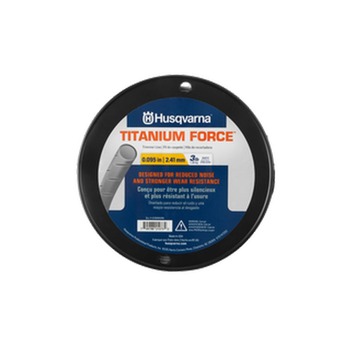 Husqvarna Titanium Force 0.095 in. x 840 ft. Spooled String Trimmer Line - 639005106