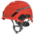 Hard Hats | MSA 10194792 V-Gard H1 Fas-Trac III Pivot Novent ANSI EN397 Safety Helmet - Red image number 0