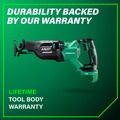 Metabo HPT Clearance | Metabo HPT CR36DAQ4M 36V Brushless 1-1/4 in. Cordless Reciprocating Saw with Orbital Action (Tool Only) image number 10