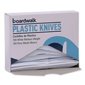  | Boardwalk BWK KNIFEMWPS Mediumweight Polystyrene Knife - White (100/Box) image number 2