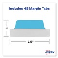 July Member-Exclusive Offer Save 10% off on One Item | Avery 74866 2.5 in. x 1 in. 1/5-Cut Ultra Tabs Repositionable Tabs - Assorted Colors (48/Pack) image number 6