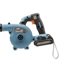 Handheld Blowers | Senix BLX2-M X2 20V Max Variable Speed Lithium-Ion 180 MPH 75 CFM Cordless Jobsite Blower Kit (2.5 Ah) image number 4
