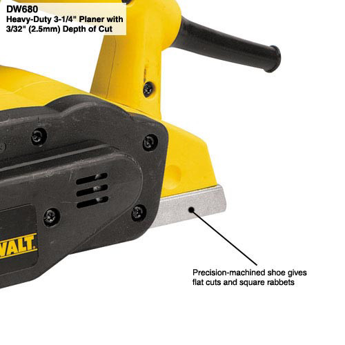 Dewalt dw680k planer kit top