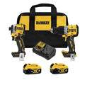 Dewalt DCK2050M2 20V MAX XR Brushless Lithium-Ion 1/2 in. Cordless Hammer Driver Drill and 1/4 in. Atomic Impact Driver Combo Kit with (2) 4 Ah Batteries image number 0
