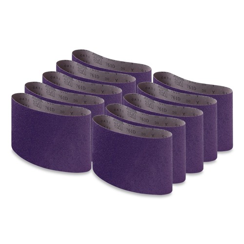 Sanding Belts | 3M 04147 Regalite 7.88 in. x 29.5 in. Resin Bond Cloth Belt (10/Carton) image number 0