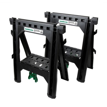 BASES AND STANDS | Metabo HPT 115445M 27 In. Plastic Sawhorse (2-Pack)