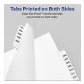 July Member-Exclusive Offer Save 10% off on One Item | Avery 01370 11 in. x 8.5 in. 26-Tab Exhibit A to Exhibit Z Avery Style Preprinted Legal Exhibit Side Tab Index Dividers - White (1-Set) image number 3