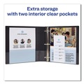 July Member-Exclusive Offer Save 10% off on One Item | Avery 27351 11 in. x 8.5 in. 1.5 in. Capacity 3 Rings Durable Non-View Binder with DuraHinge and Slant Rings - Blue image number 3