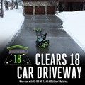 Snow Blowers | EGO SNT2405 56V Lithium-Ion 24 in. Cordless 2-Stage Snow Blower Kit (7.5 Ah) image number 6