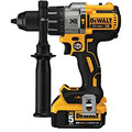 Dewalt DCD996P2 20V MAX XR Brushless Lithium-Ion 1/2 in. Cordless 3-Speed Hammer Drill Driver Kit with 2 Batteries (5 Ah) image number 2
