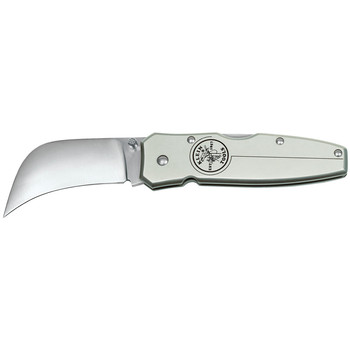 Klein Tools 2-5/8 in. Hawkbill Blade Aluminum Handle Electricians Pocket Knife - 44006