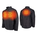 Heated Vests | Dewalt DCHJ093D1-2X Men's Lightweight Puffer Heated Jacket Kit - 2X, Black image number 0