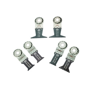 OSCILLATING TOOL ACCESSORIES | Fein 6 E-Cut Plunge Cut Saw Blades for Sawing Work in Wood and Metal - 35222967010