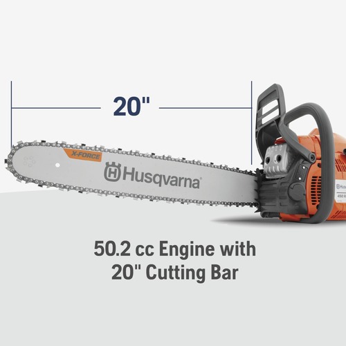 【シーサンパンナ 】 Husqvarna 450 Rancher 20 in. 50.2cc Gas Chainsaw, 970515620 at
