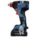 Holideals Day 8! Unwrap Savings on Automotive Tools! | Factory Reconditioned Bosch GDX18V-1800CB15-RT 18V EC Brushless Lithium-Ion 1/4 in. and 1/2 in. Cordless Two-In-One Socket Impact Driver Kit (4 Ah) image number 2