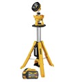 Work Lights | Dewalt DCL079BDCB612 20V MAX Cordless Tripod Light and 20V/60V MAX FlexVolt 12 Ah Lithium-Ion Battery Bundle image number 0