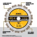 Circular Saw Blades | Dewalt DW47924 9 in. XP4 All-Purpose Segmented Diamond Blade image number 4