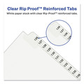 July Member-Exclusive Offer Save 10% off on One Item | Avery 01333 11 in. x 8.5 in. 25-Tab 76 to 100 Avery Style Preprinted Legal Exhibit Side Tab Index Dividers - White (1-Set) image number 3