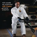 July Member-Exclusive Offer Save 10% off on One Item | Ansell KCC 49106 A20 Zip Front, Elastic-Back, Wrists, and Ankles Breathable Particle Protection Coveralls - Triple Extra Large, White (20/Carton) image number 4