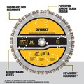 Circular Saw Blades | Dewalt DW47434 14 in. XP4 Reinforced Concrete Segmented Diamond Blade image number 3