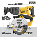 Combo Kits | Dewalt DCK1020D2 10-Tool Combo Kit - 20V MAX Cordless with 2 Batteries (2 Ah) image number 8