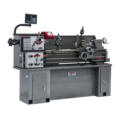 Metal Lathes | JET JT9-321127 GHB-1340A 230V Head Bench Lathe with ACU-RITE 200S DRO, Taper Attachment and Collet Closer image number 0