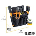 Cases and Bags | Klein Tools 5719 PowerLine Series Electrician's 18 Pocket Utility Pouch image number 11