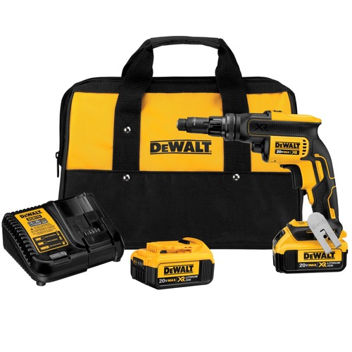 Screw Guns | Dewalt DCF622M2 20V MAX XR Brushless Lithium-Ion Cordless Versa-Clutch Adjustable Torque Screwgun Kit (4 Ah) image number 0