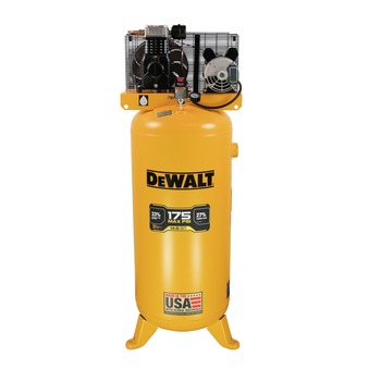 AIR COMPRESSORS | Dewalt DXCM603.COM 5 HP 60 Gallon 175 Max PSI 17 SCFM @40 PSI 14.6 SCFM @ 90 PSI Single-Stage Oil-Lube Electric Stationary Vertical Air Compressor