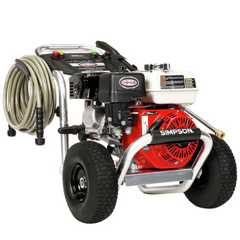 Simpson Aluminum 3600 PSI 2.5 GPM Professional Gas Pressure Washer with AAA Triplex Pump - 60689